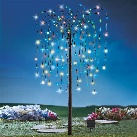 willow tree outdoor decoration  solar lights collections