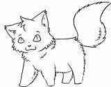 Cat Fluffy Coloring Pages Template Deviantart Sketch Favourites Add sketch template