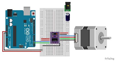 drv arduino stepper motor wiring schematic diagram pinout stepper motor arduino stepper