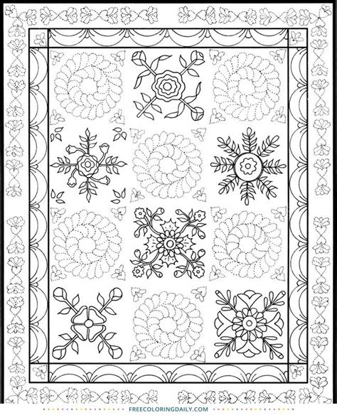quilt coloring pages coloring pages ideas