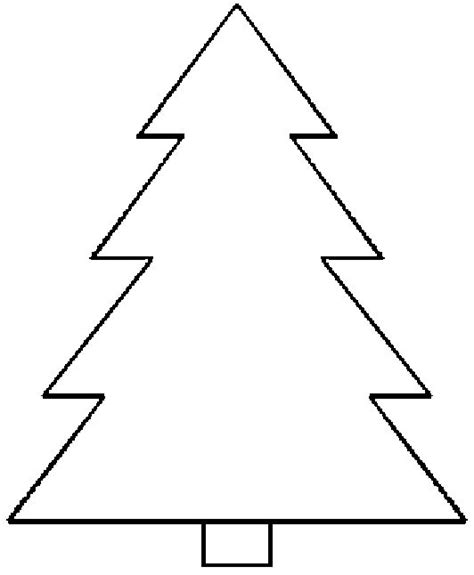 xmas tree coloring pages    clipartmag