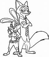 Zootopia Coloring Pages Printable Color Getcolorings Getdrawings Unique sketch template