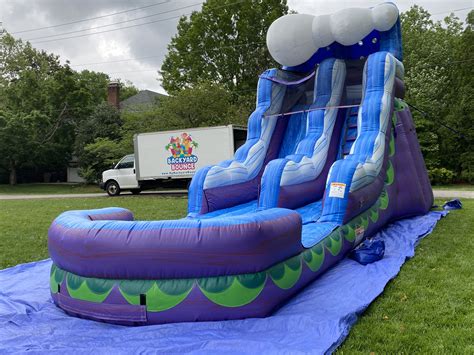 elementary ages inflatable bounce houses water   rent
