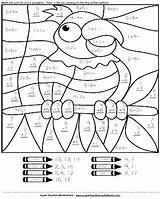 Coloring Grade Pages Math 1st First Printable Subtraction Getcolorings Addition Getdrawings sketch template