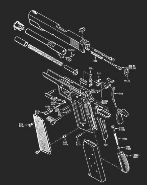 pin   armes guns drawing blueprints guns