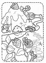 Coloring Pages Strawberry Shortcake Kids Outline Printable Elephant Simple Clipart Library Popular Coloringhome Colouring sketch template