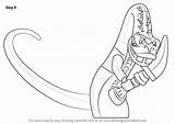 Ninjago Ausmalbilder Pythor Chumsworth Kleurplaat Drawingtutorials101 Slang 18kb sketch template