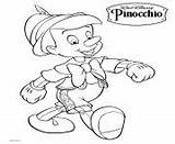 Pinocchio Coloriage Quitte Balade Menuisier Italien Fabrique Marionnette Geppetto Coloriages Walt sketch template