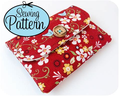 basic wallet sewing pattern  instant  michellepatterns