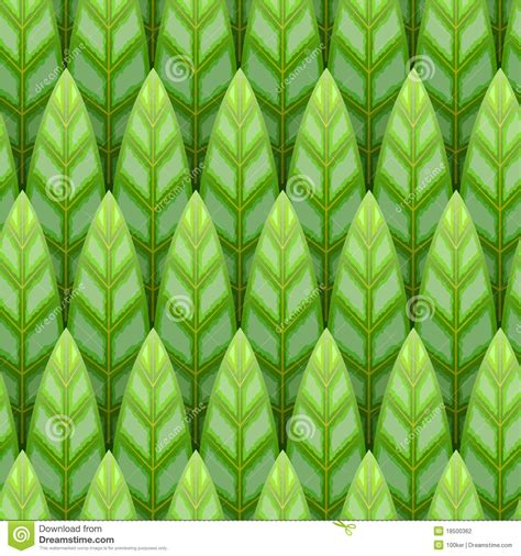 leaf wood row seamless stock vector illustration  growth