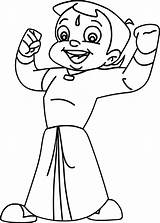 Bheem Chota Chhota Coloring Pages Cartoon Strong Colouring Drawing Printable Clipart Kids Wecoloringpage Cartoons Coloringhome Popular Books Sheets Easy Ninja sketch template