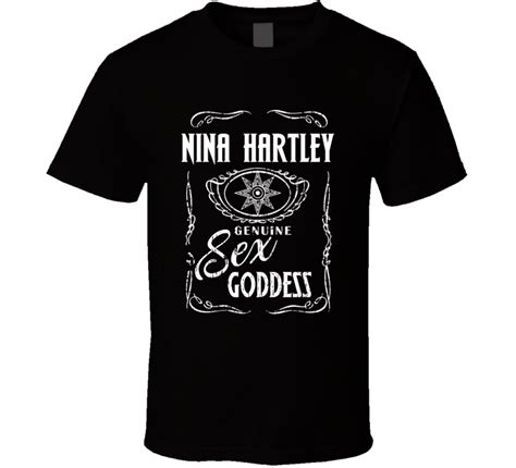 Nina Hartley Genuine Sex Goddess Whisky Label Parody Adult Film Star