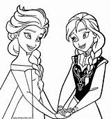 Coloring Elsa Pages Frozen Face Getdrawings sketch template