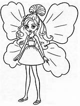 Thumbelina Pages Coloring Barbie Printable sketch template