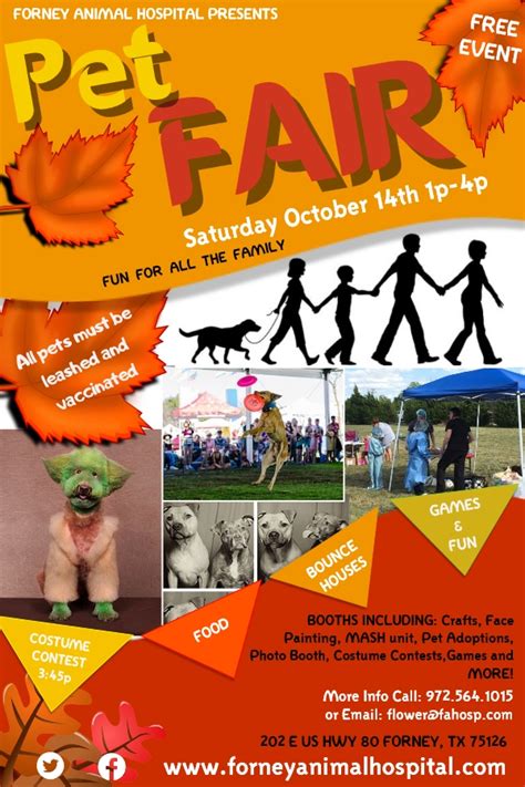 calendar forney pet fair