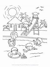 Swimming Allkidsnetwork Letní Ausmalen Swim článku Zdroj sketch template