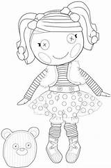 Coloring Pages Lalaloopsy Girls Coloringtop sketch template