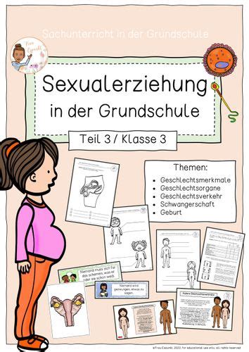 sexualerziehung sexualkunde in der grundschule klasse 3