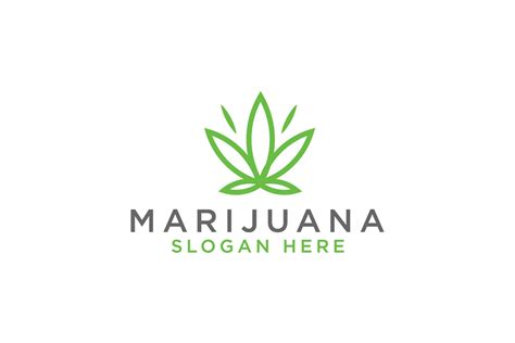 marijuana creative logo templates creative market