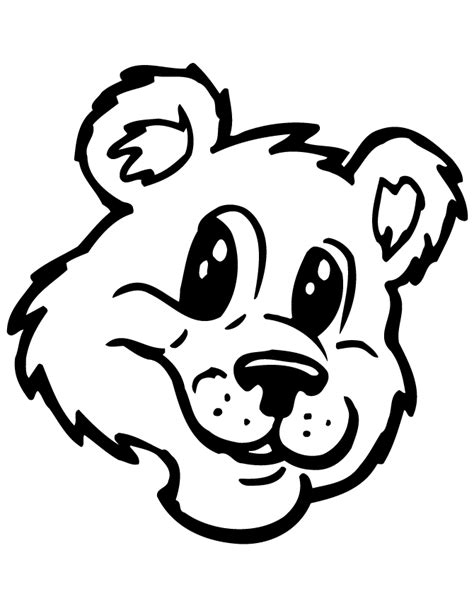 teddy bear face coloring page hm coloring pages bear face drawing