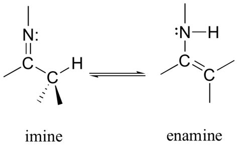 organic chemistry   tertiary enamine tautomerize   imine