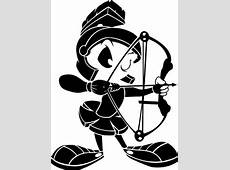 Marvin the Martian Shooting Bow and Arrow, Hunting, Archery Vinyl