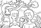 Eve Adam Coloring Pages Ep Episode Sheet sketch template