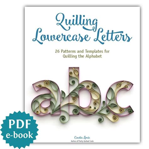 downloadable quilling letters template printable caipm