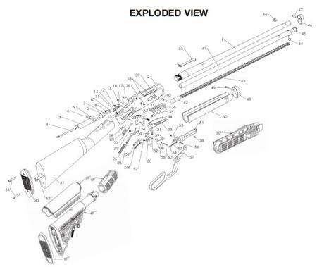 mossberg  parts choose  schematic nz rifle parts  gun city