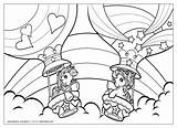 Coloring Pony Little Pages Kids Baloon sketch template
