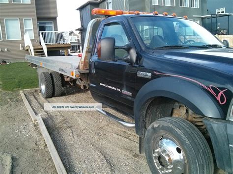 Ford F550 Rollback Flatbed Tow Truck