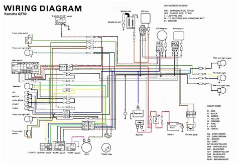 yamaha moto  wiring diagram