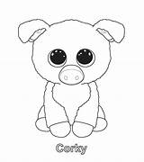 Coloring Pages Boo Beanie Bear Ty Teddy Sheets Print Animal Kids sketch template
