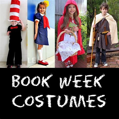homemade book week character costumes  create  book week