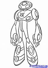 Ben Coloring Pages Alien Ultimate Drawing Ten Omniverse Draw Echo Colouring Humungousaur Kids Characters Aliens Cannonbolt Color Boys Clipart Step sketch template