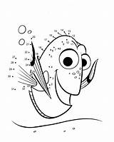 Dot Dots Pages Disney Coloring Dory Printable Kids Spongebob Finding Disneyclips sketch template
