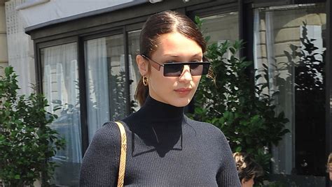 Bella Hadid Goes Braless For Oh So Chic Parisian Lunch Date Bella