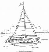Barca Nave Disegno Boote Malvorlage Trasporto Mezzi Segelboot Ausmalen Transportmittel sketch template