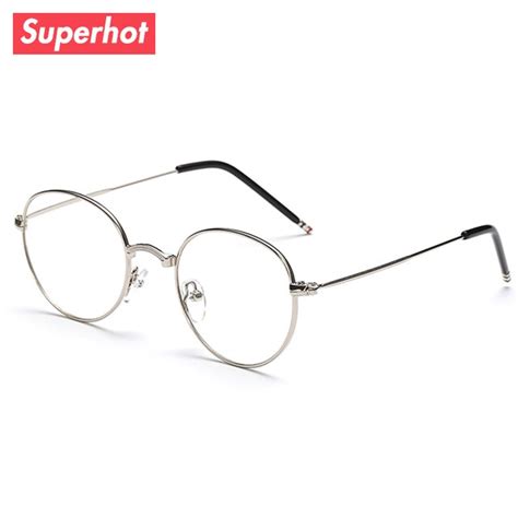 superhot eyewear concise round glasses retro vintage optical eyeglasses