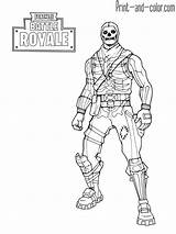 Fortnite Coloring Pages Print Trooper Skull Battle Color Boys Kolorowanki Royale Printable Og Tegninger Kolory Kids Halloween Choose Board Visit sketch template