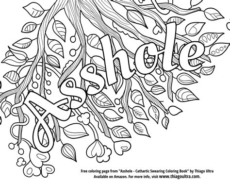 swear words  printable coloring pages  adults  koplo png