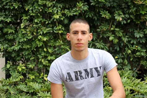 active duty ricardo trujillo s a quiet guy with a big thick cock and he