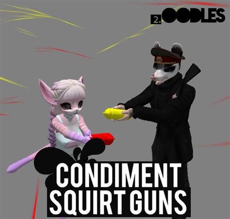 Second Life Marketplace [2 Oodles] Condiment Squirt Guns