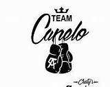 Canelo Gloves Boxing sketch template