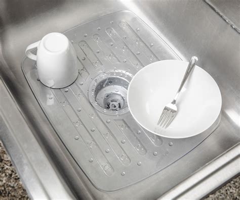 real home innovations large sink mat clear walmartcom