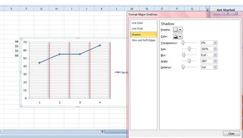 add gridlines  excel graphs tip dottech