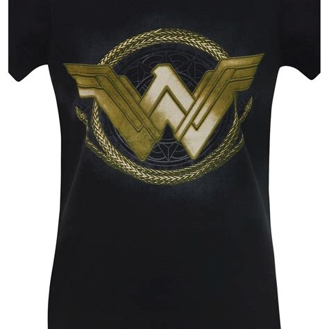 Wonder Woman Movie Golden Lasso Logo Women S T Shirt