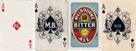 brewery advertising brewery cards playing cards