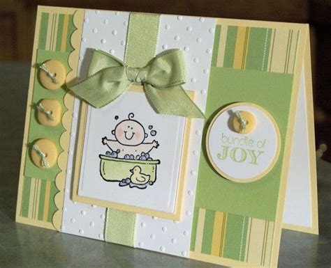 handmade baby card stampin  baby firsts bath time baby cards