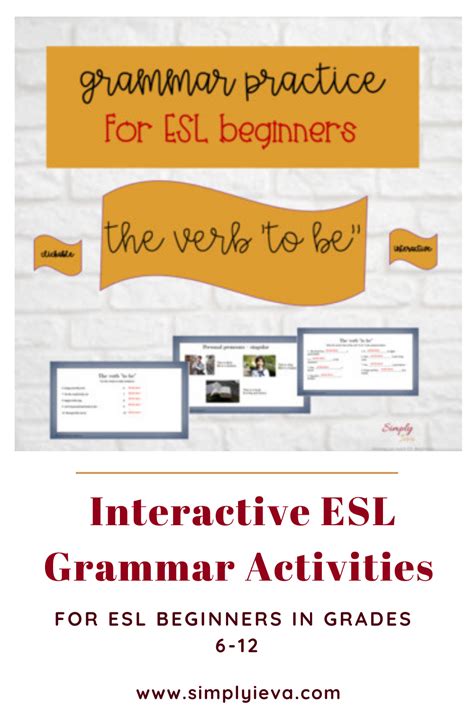 grammar practice activities   esl beginners  interactive lesson